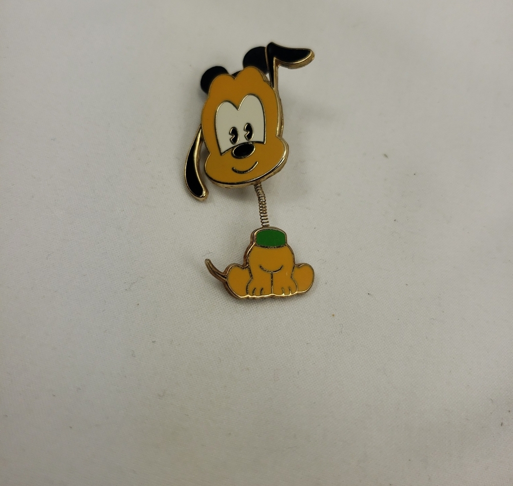 Disney Trading Pin Baby Pluto Bobble Head